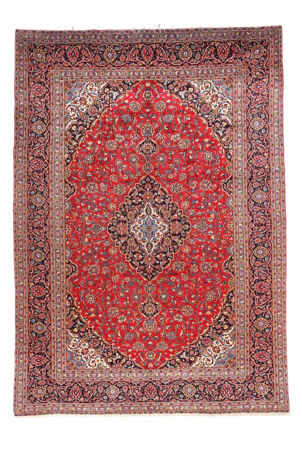 Perser Rug - Keshan - 414 x 292 cm - red