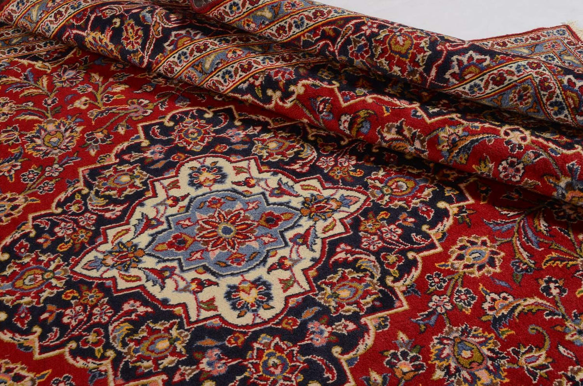 Perser Rug - Keshan - 347 x 240 cm - red