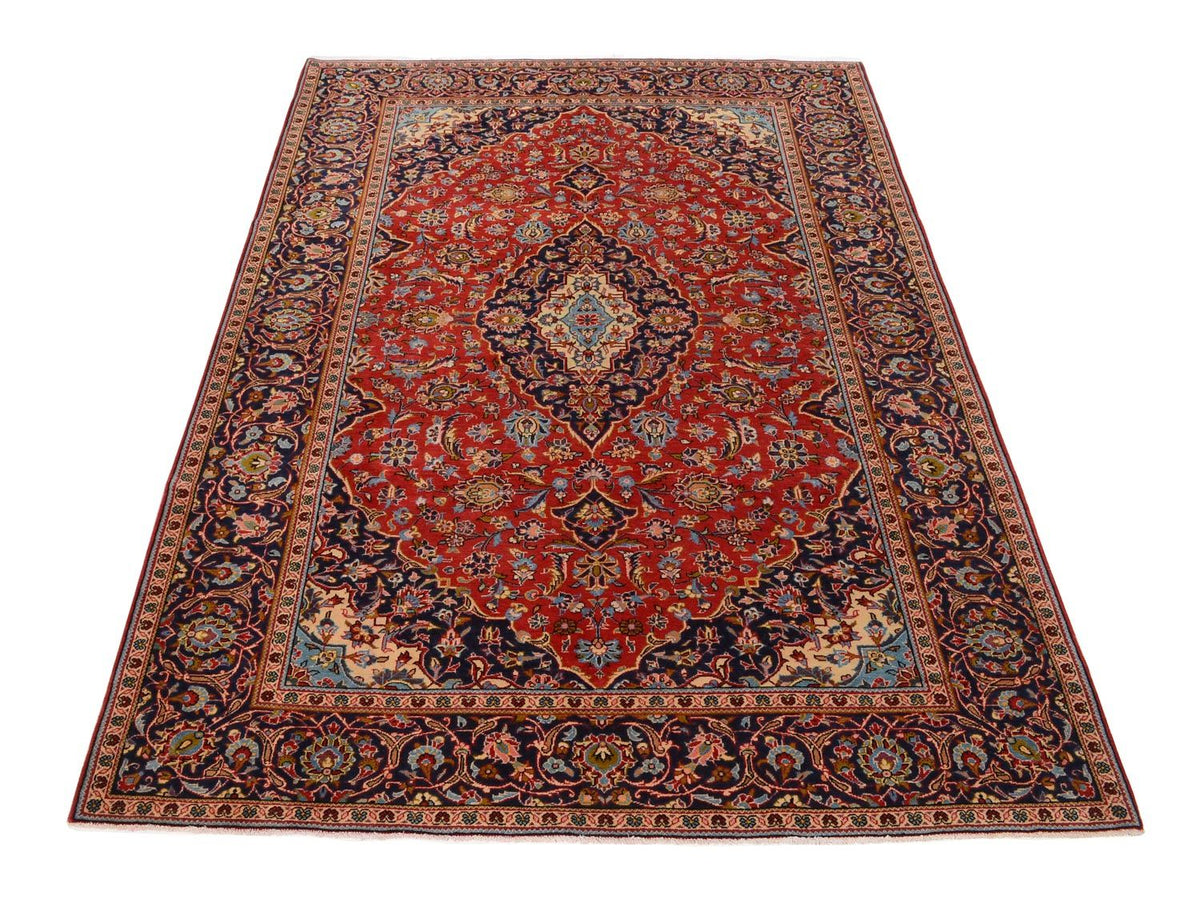 Perser Rug - Keshan - 302 x 207 cm - red