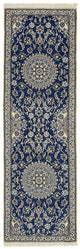 Runner Perser Rug - Nain - Royal - 200 x 60 cm - blue
