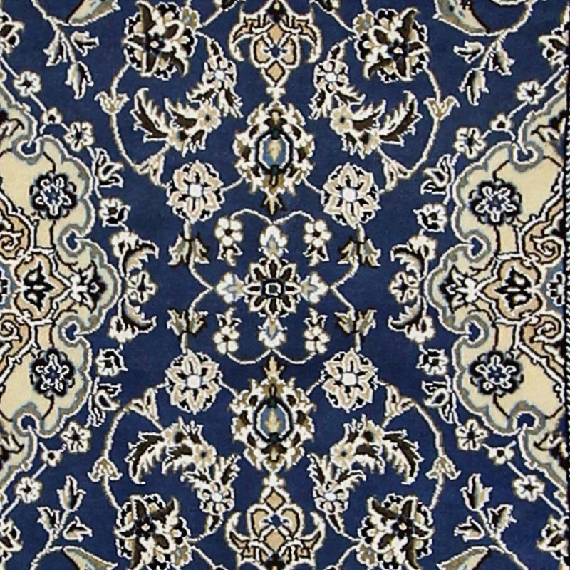 Runner Perser Rug - Nain - Royal - 200 x 60 cm - blue