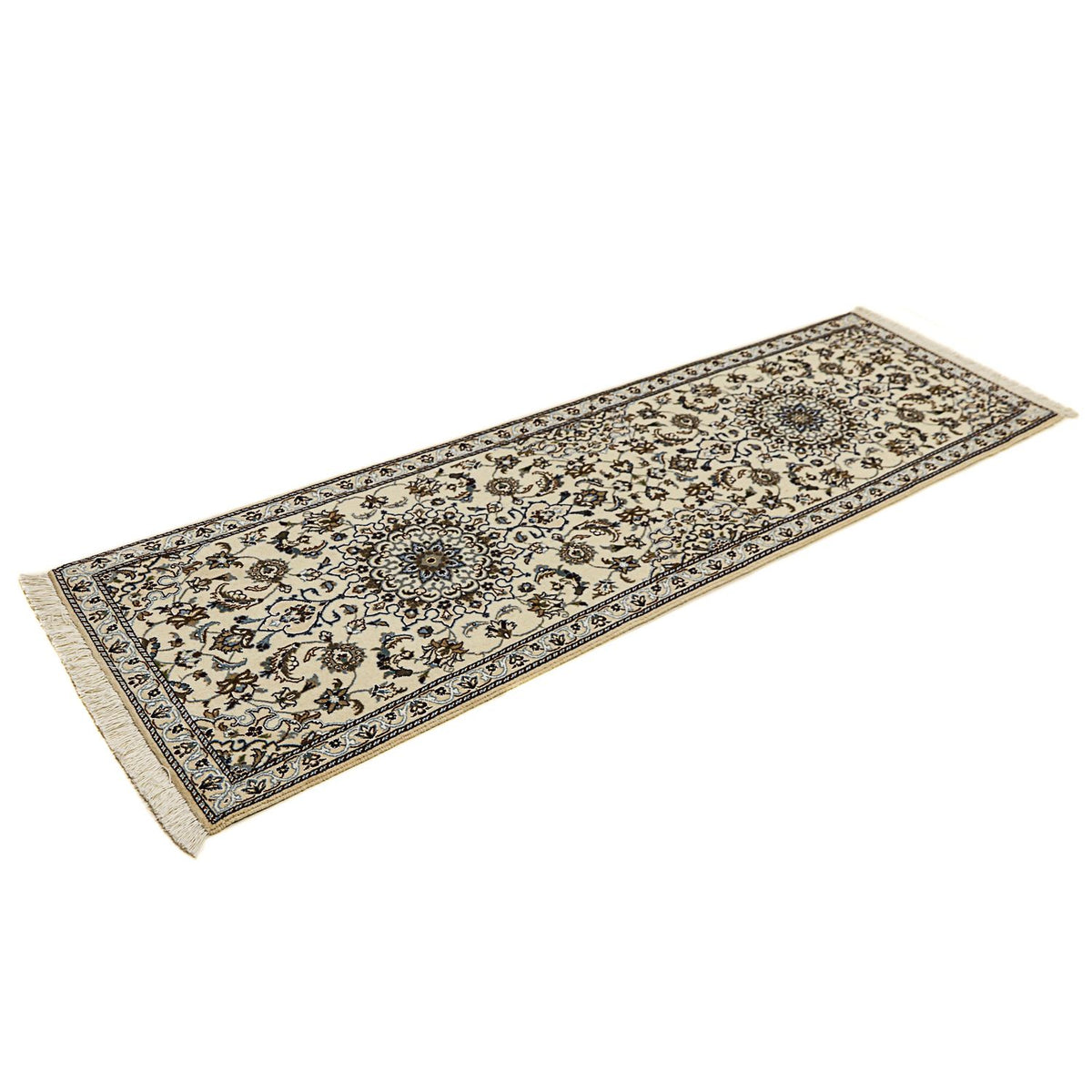 Runner Perser Rug - Nain - Royal - 199 x 62 cm - beige