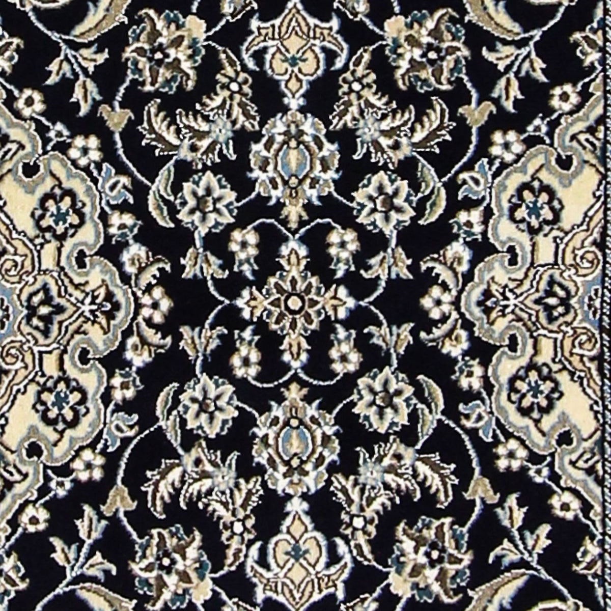 Runner Perser Rug - Nain - Royal - 200 x 62 cm - dark blue