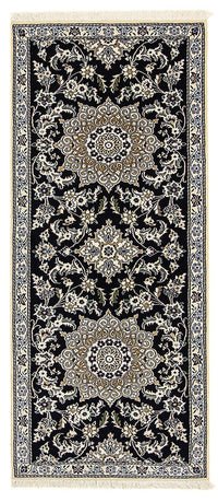 Runner Perser Rug - Nain - Royal - 195 x 84 cm - dark blue