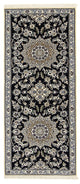 Runner Perser Rug - Nain - Royal - 195 x 84 cm - dark blue