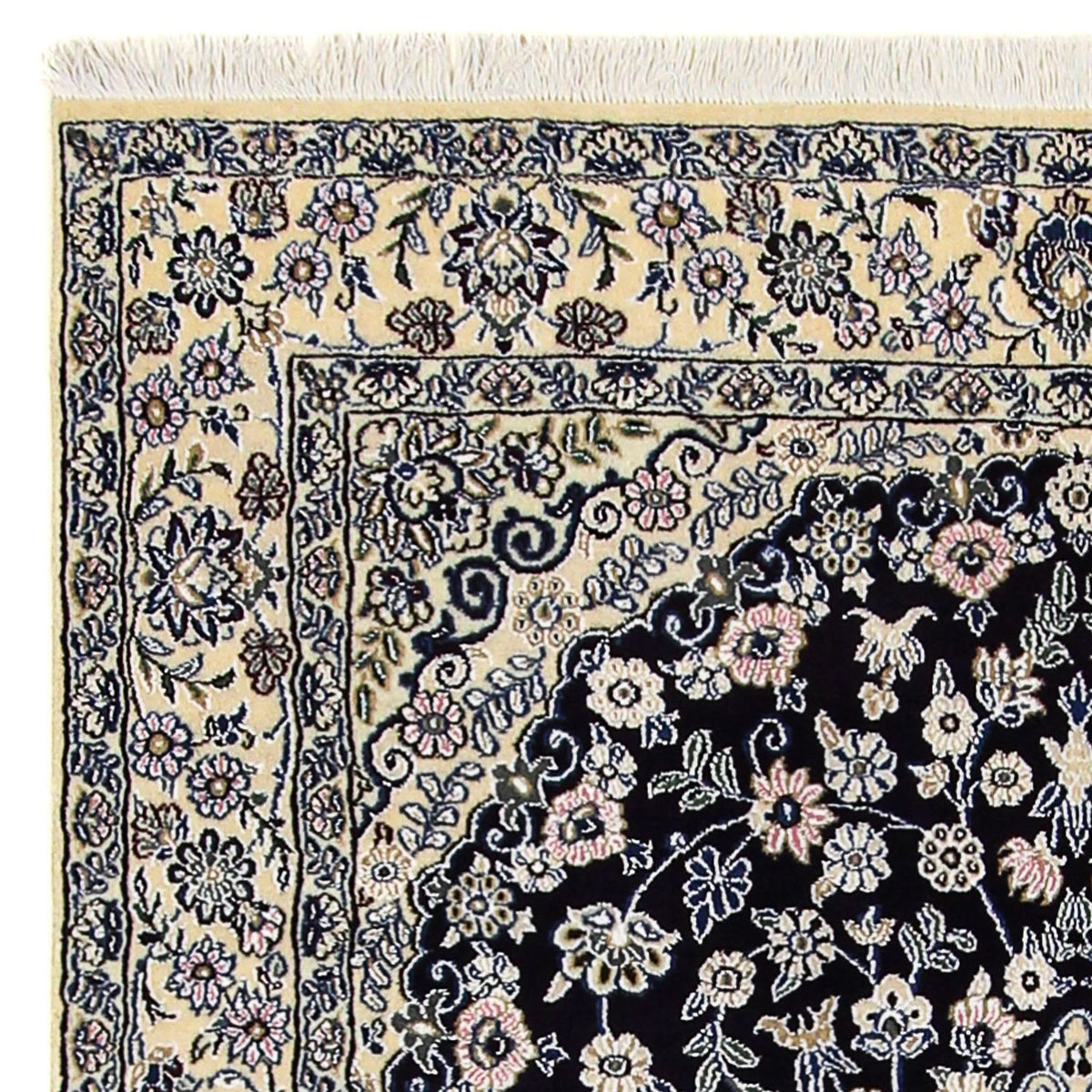 Perser Rug - Nain - Royal - 204 x 128 cm - dark blue