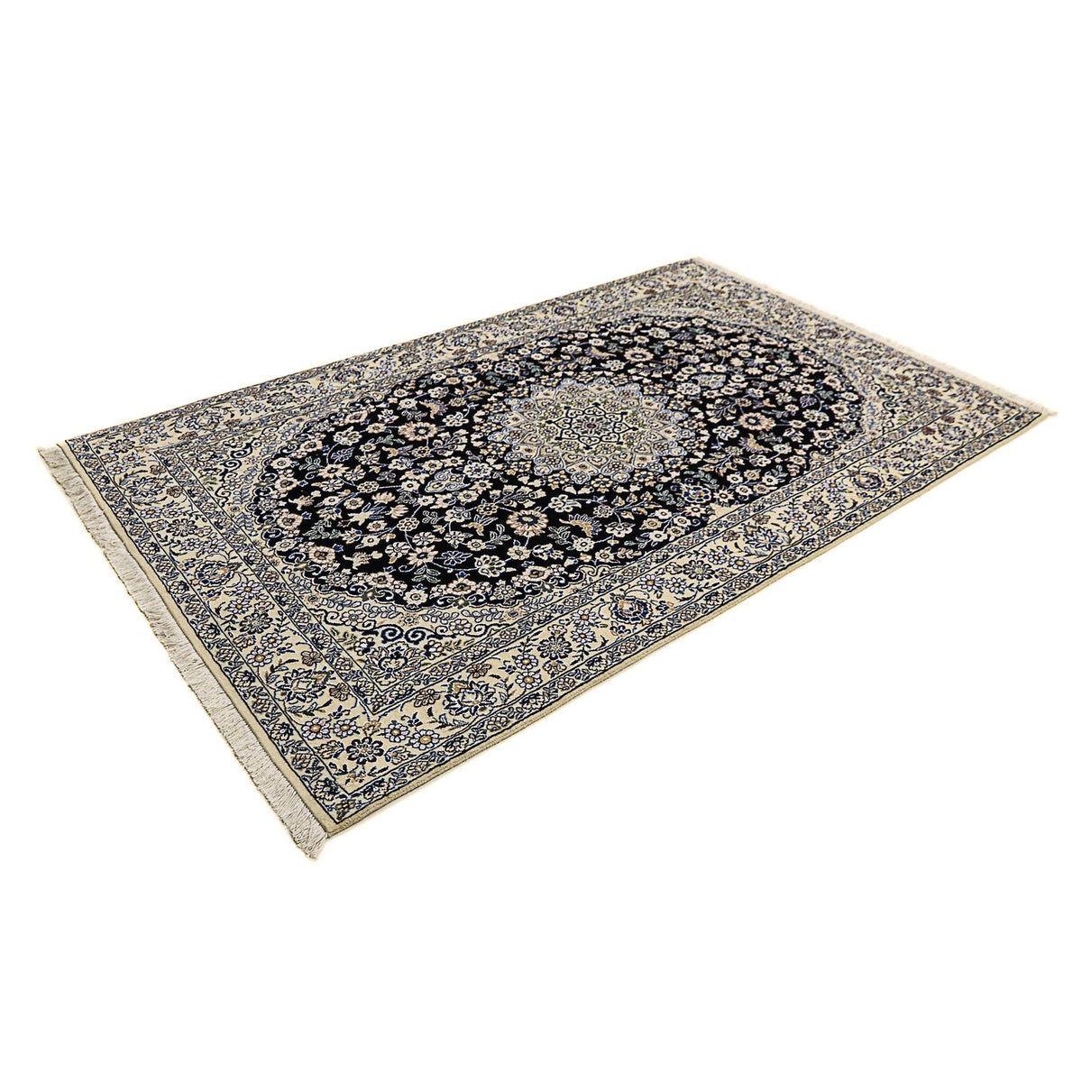 Perser Rug - Nain - Royal - 202 x 130 cm - dark blue