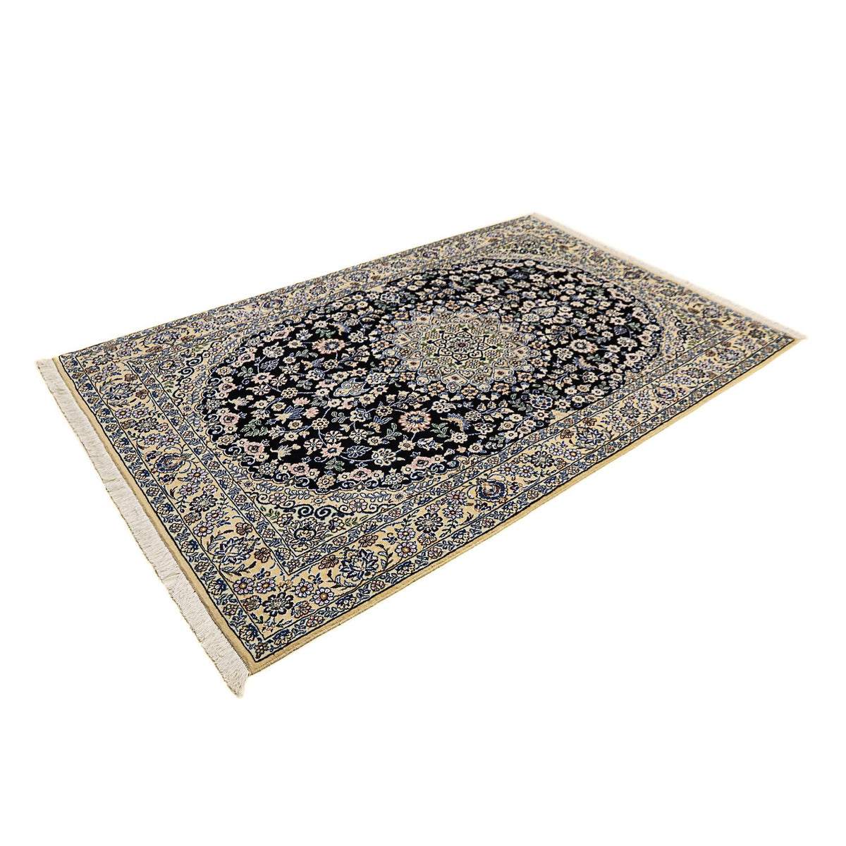 Perser Rug - Nain - Royal - 202 x 132 cm - dark blue