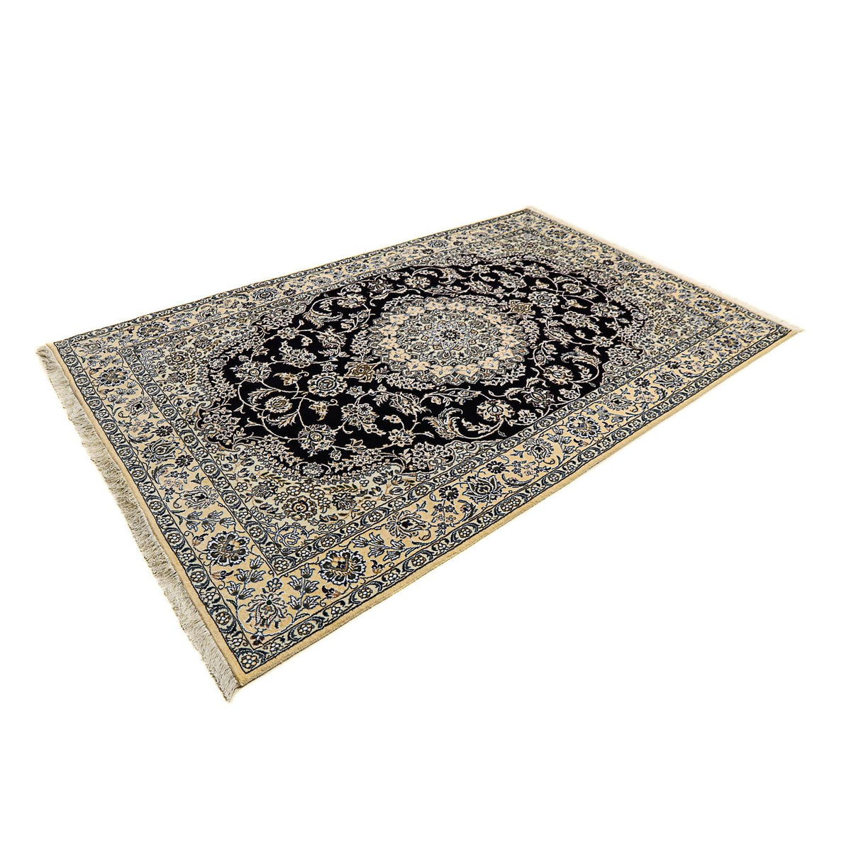 Perser Rug - Nain - Royal - 246 x 154 cm - dark blue