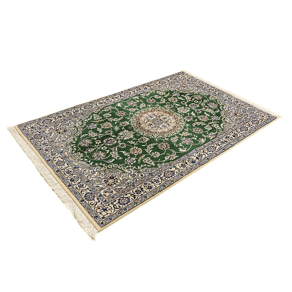 Perser Rug - Nain - Royal - 180 x 115 cm - dark green
