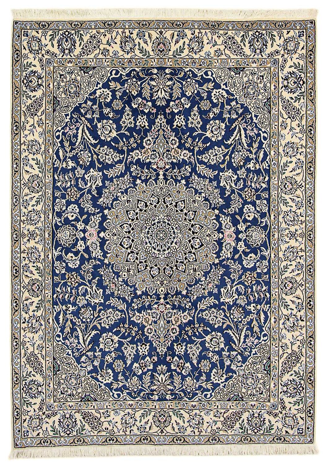 Perser Rug - Nain - Royal - 205 x 150 cm - dark blue