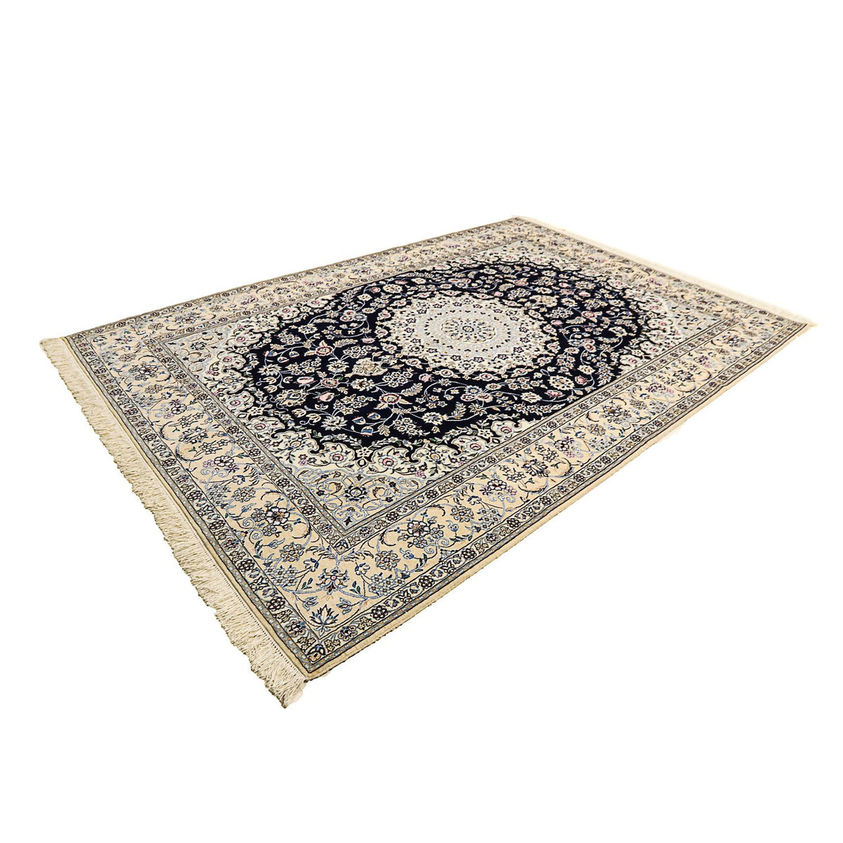 Perser Rug - Nain - Royal - 303 x 205 cm - dark blue