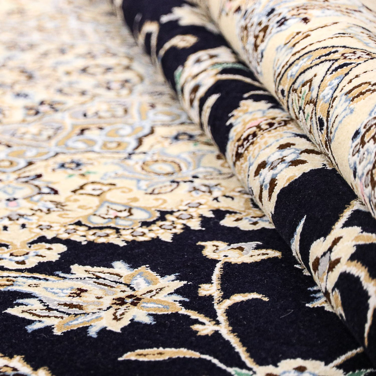 Perser Rug - Nain - Royal - 359 x 252 cm - dark blue