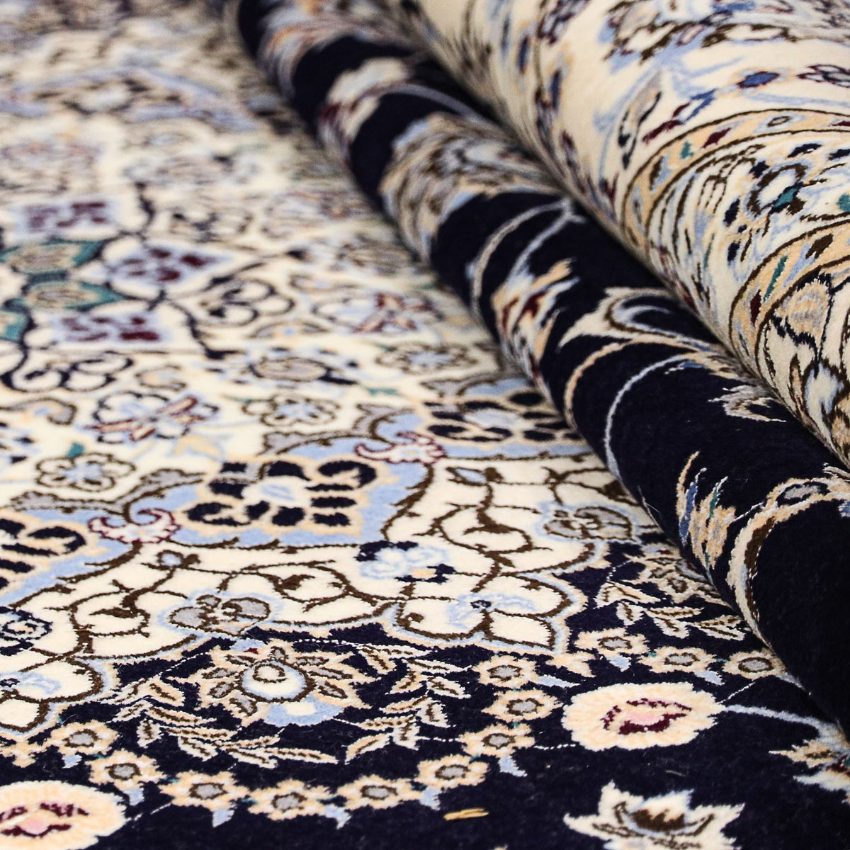 Perser Rug - Nain - Premium - 360 x 250 cm - dark blue