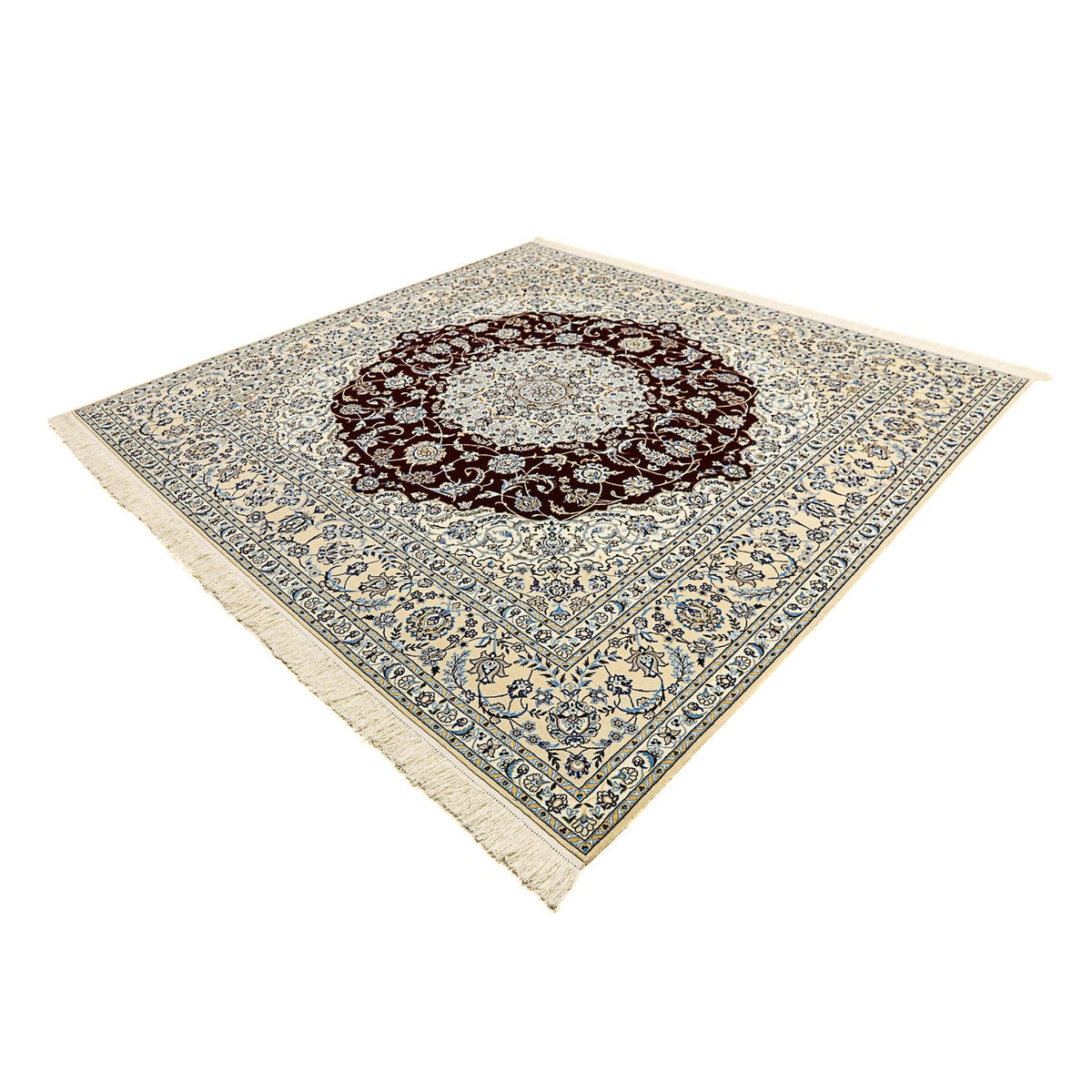 Perser Rug - Nain - Premium square  - 260 x 252 cm - dark blue