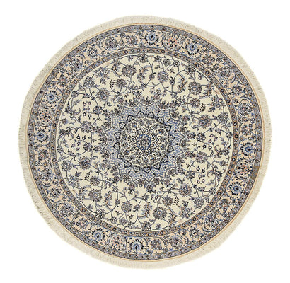Perser Rug - Nain - Premium round  - 200 x 200 cm - beige
