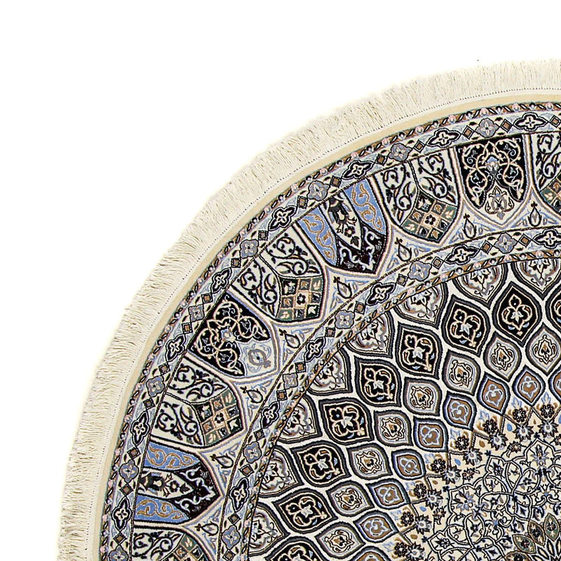 Perser Rug - Nain - Premium round  - 200 x 200 cm - beige