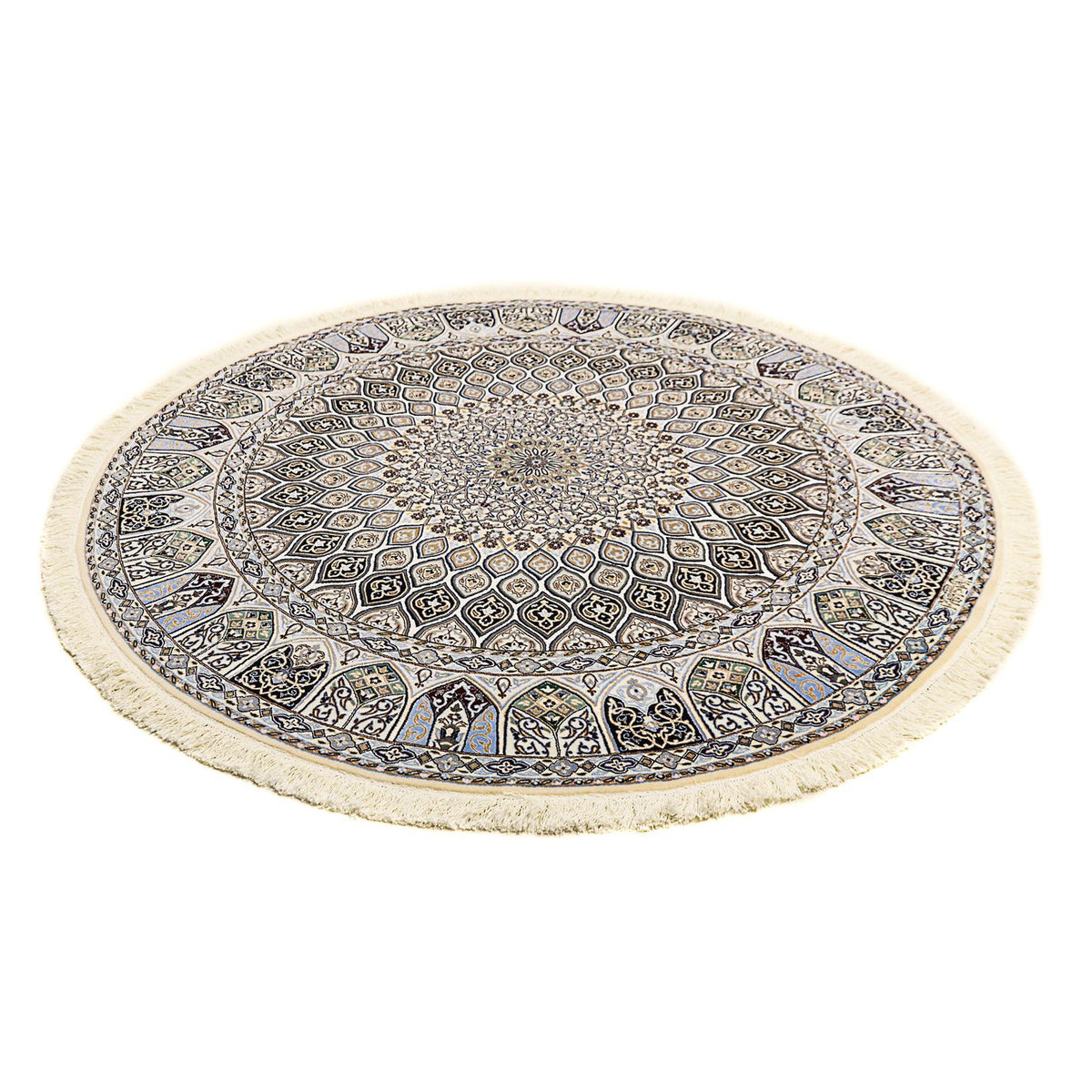 Perser Rug - Nain - Premium round  - 200 x 200 cm - beige