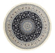 Perser Rug - Nain - Premium round  - 250 x 250 cm - dark blue