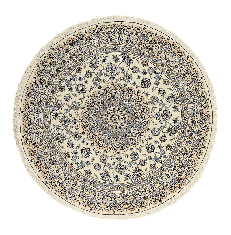 Perser Rug - Nain - Royal round  - 200 x 200 cm - beige