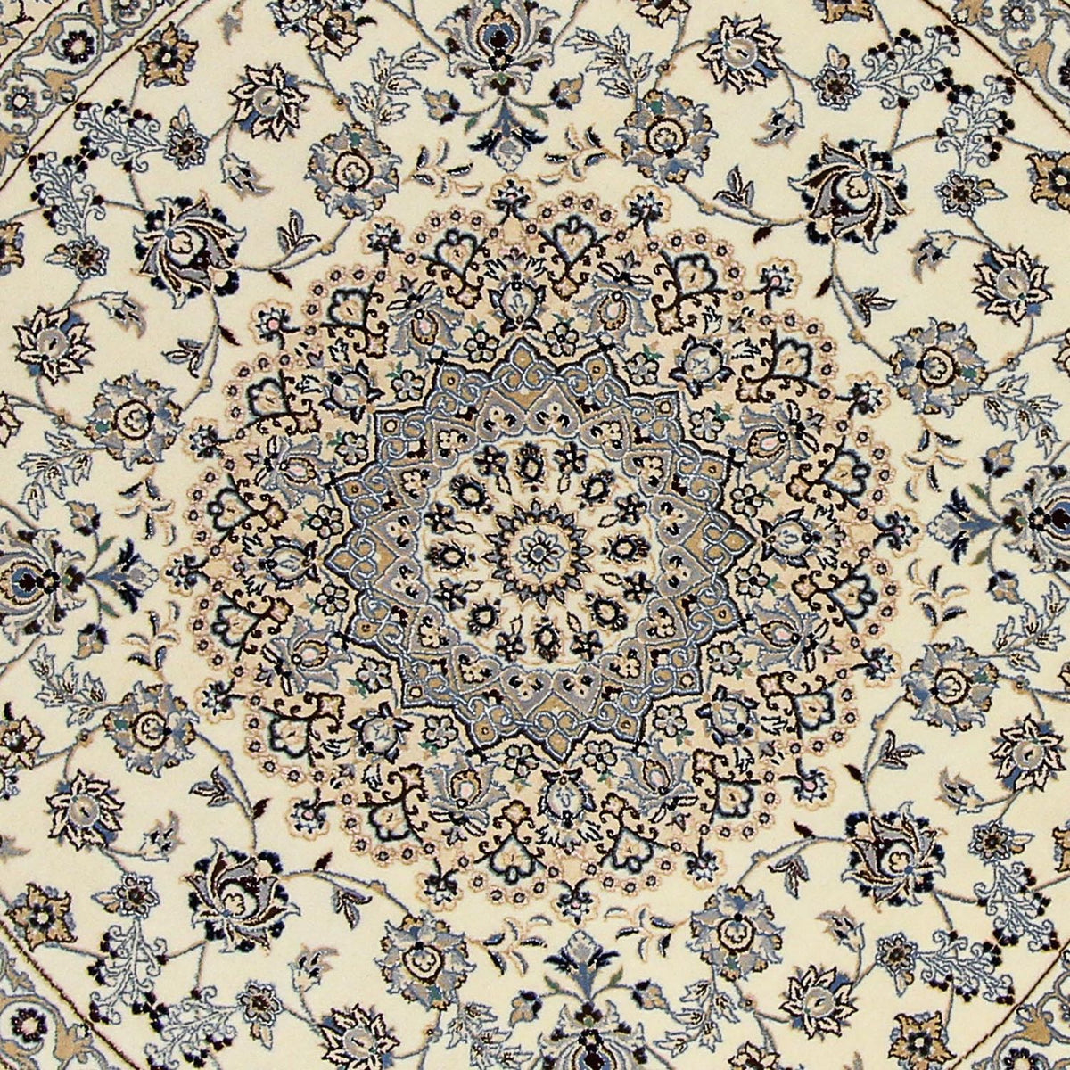 Perser Rug - Nain - Royal round  - 200 x 200 cm - beige