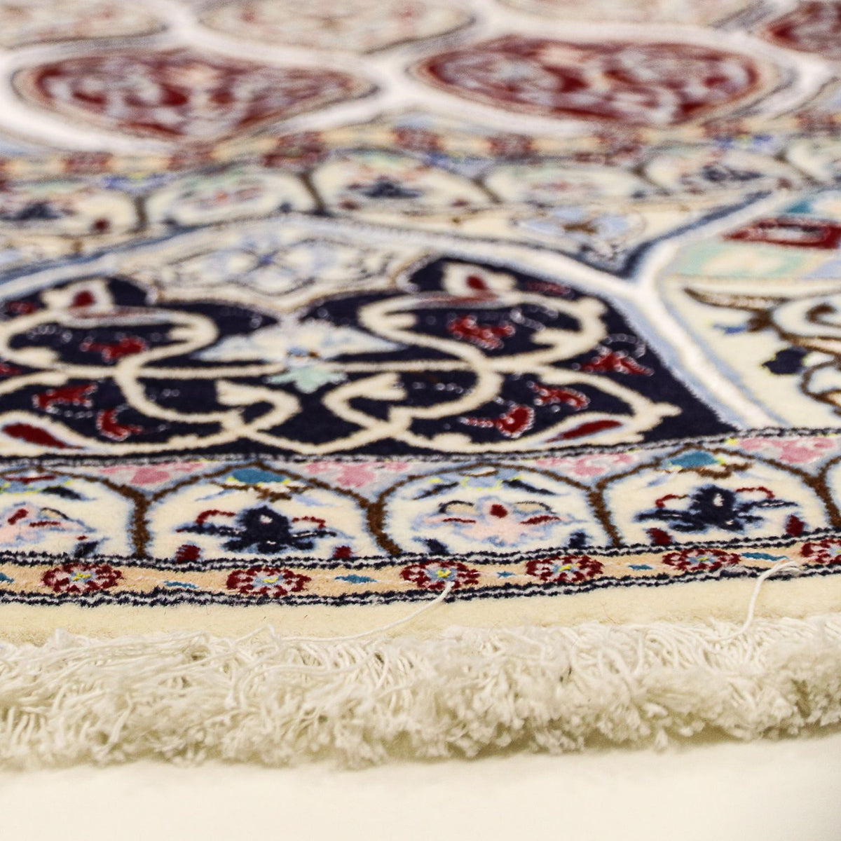 Perser Rug - Nain - Premium round  - 250 x 250 cm - beige