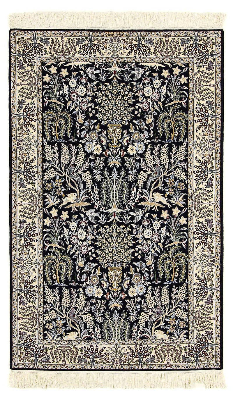 Perser Rug - Nain - Premium - 157 x 100 cm - dark blue