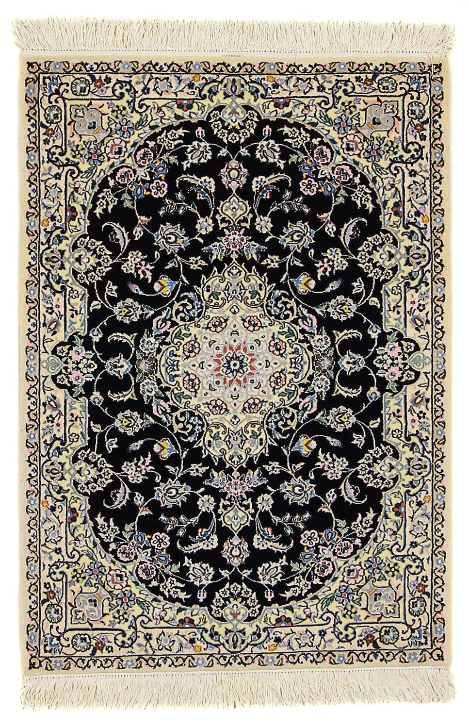 Perser Rug - Nain - Premium - 117 x 80 cm - dark blue