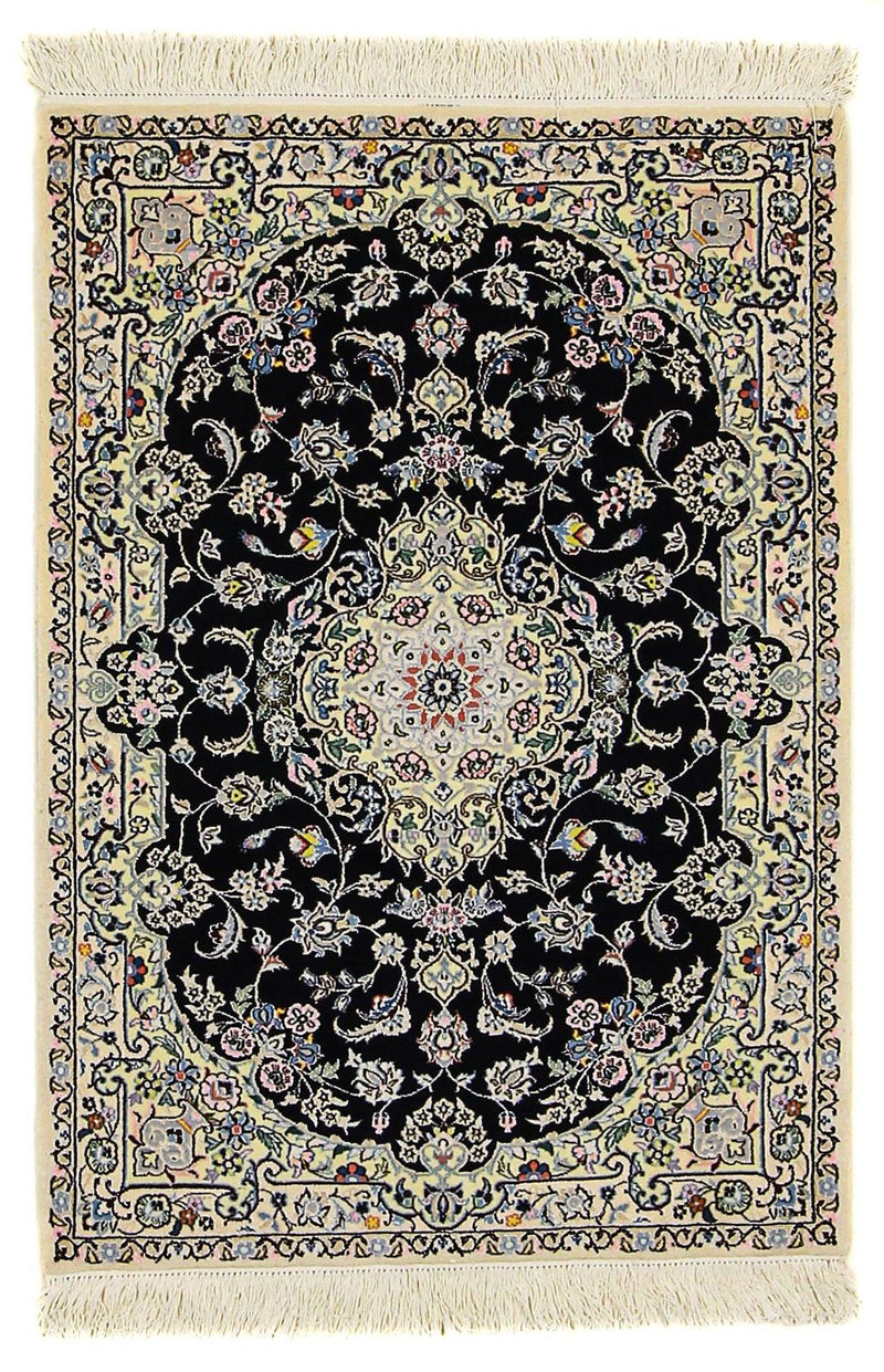 Perser Rug - Nain - Premium - 117 x 80 cm - dark blue