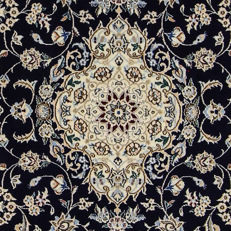 Perser Rug - Nain - Premium - 123 x 80 cm - dark blue