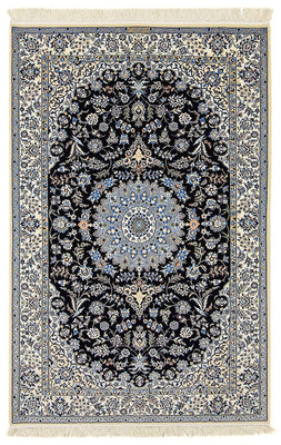 Perser Rug - Nain - Premium - 200 x 130 cm - dark blue