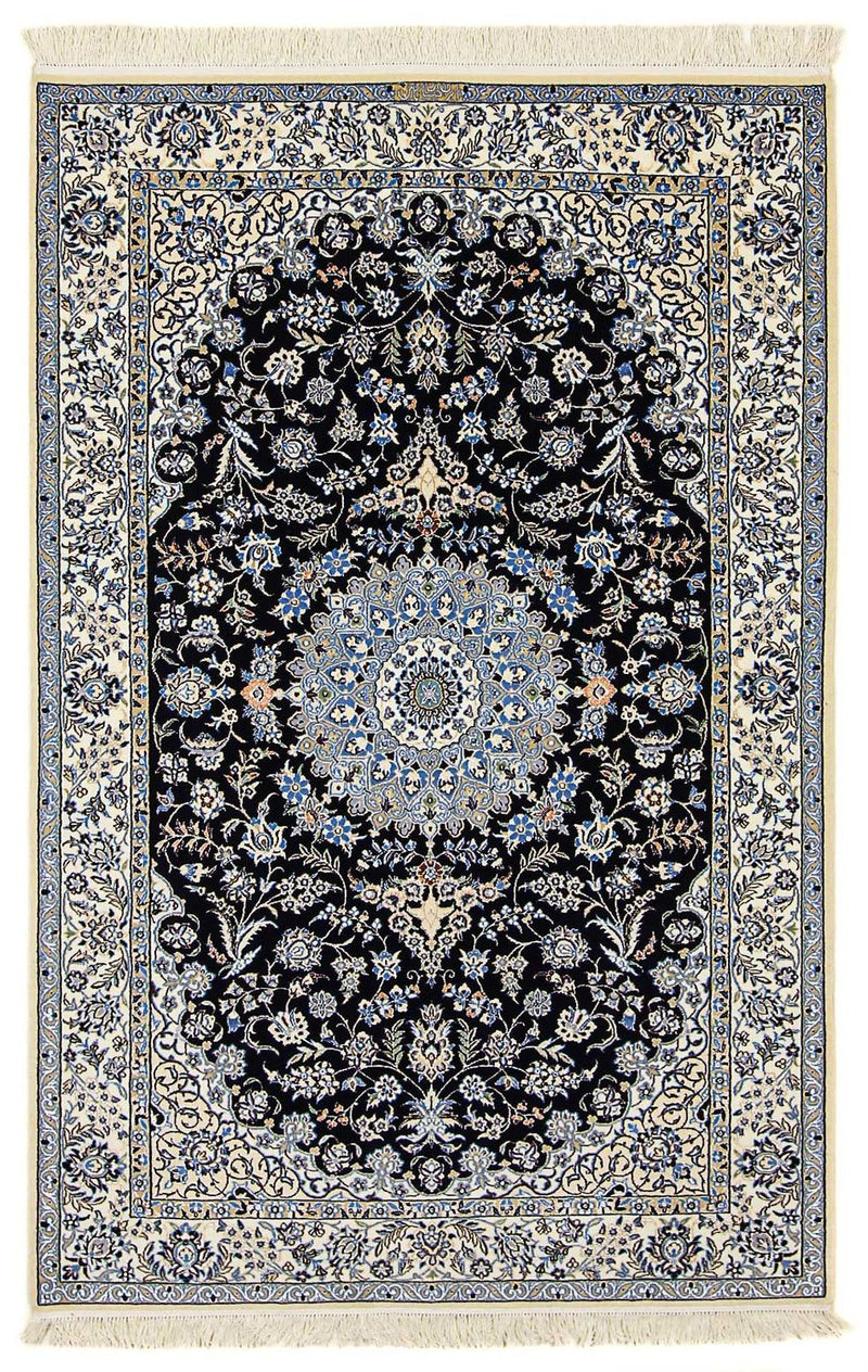 Perser Rug - Nain - Premium - 200 x 130 cm - dark blue