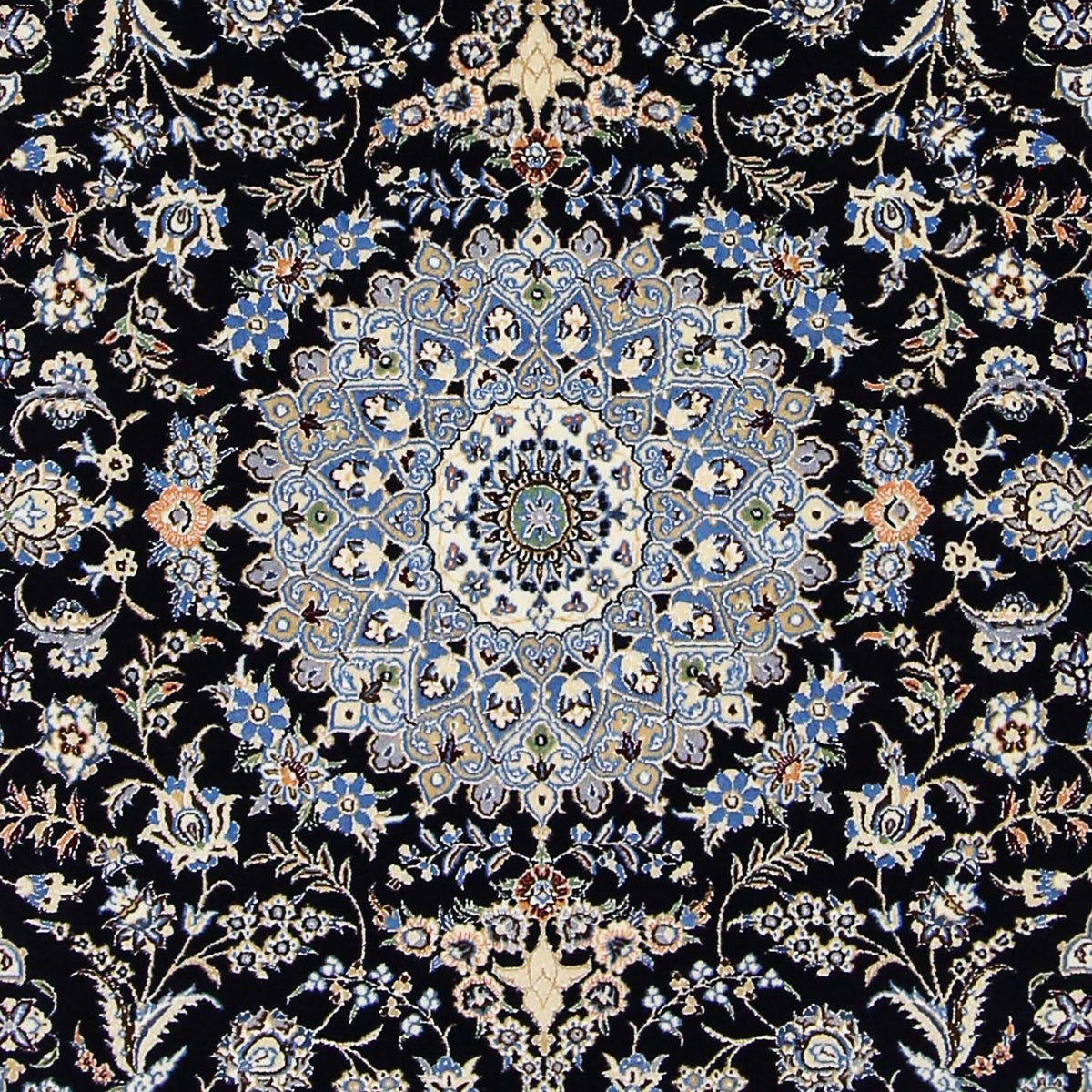 Perser Rug - Nain - Premium - 200 x 130 cm - dark blue