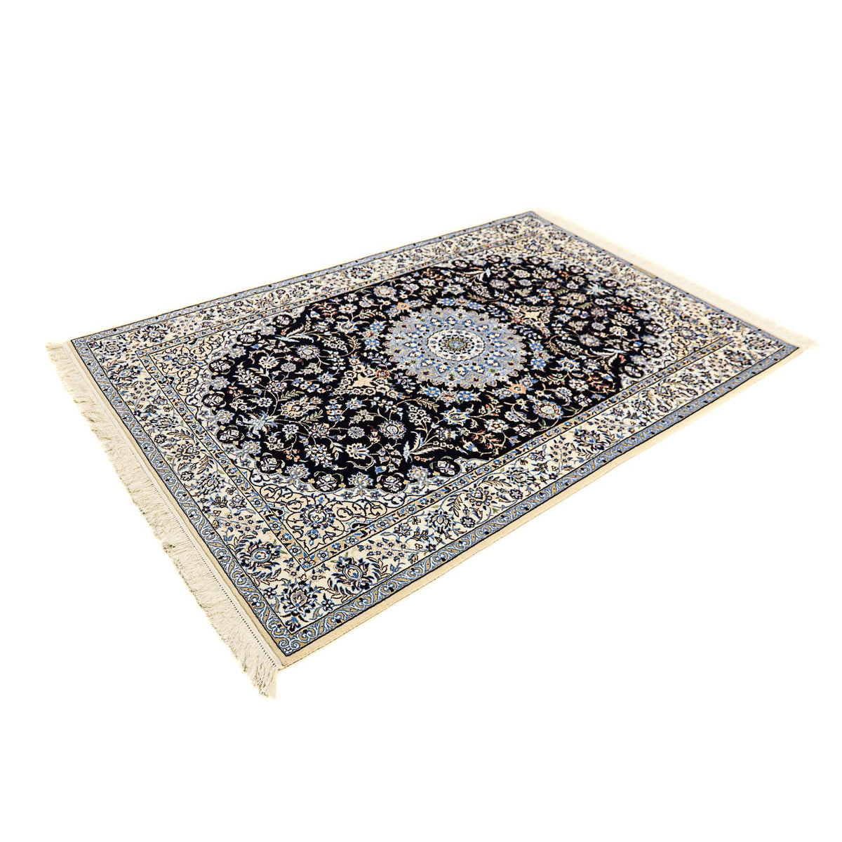 Perser Rug - Nain - Premium - 200 x 130 cm - dark blue