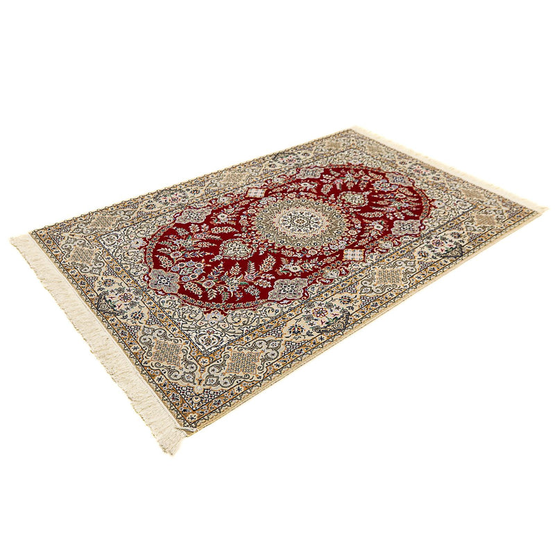 Perser Rug - Nain - Premium - 197 x 128 cm - dark red