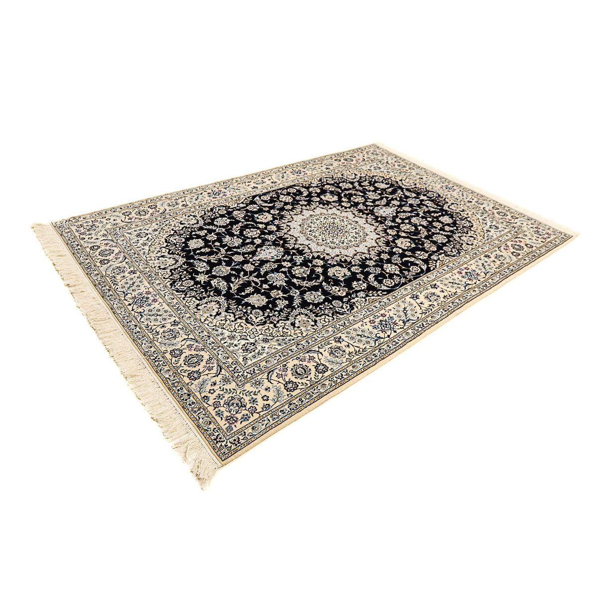 Perser Rug - Nain - Premium - 246 x 167 cm - dark blue