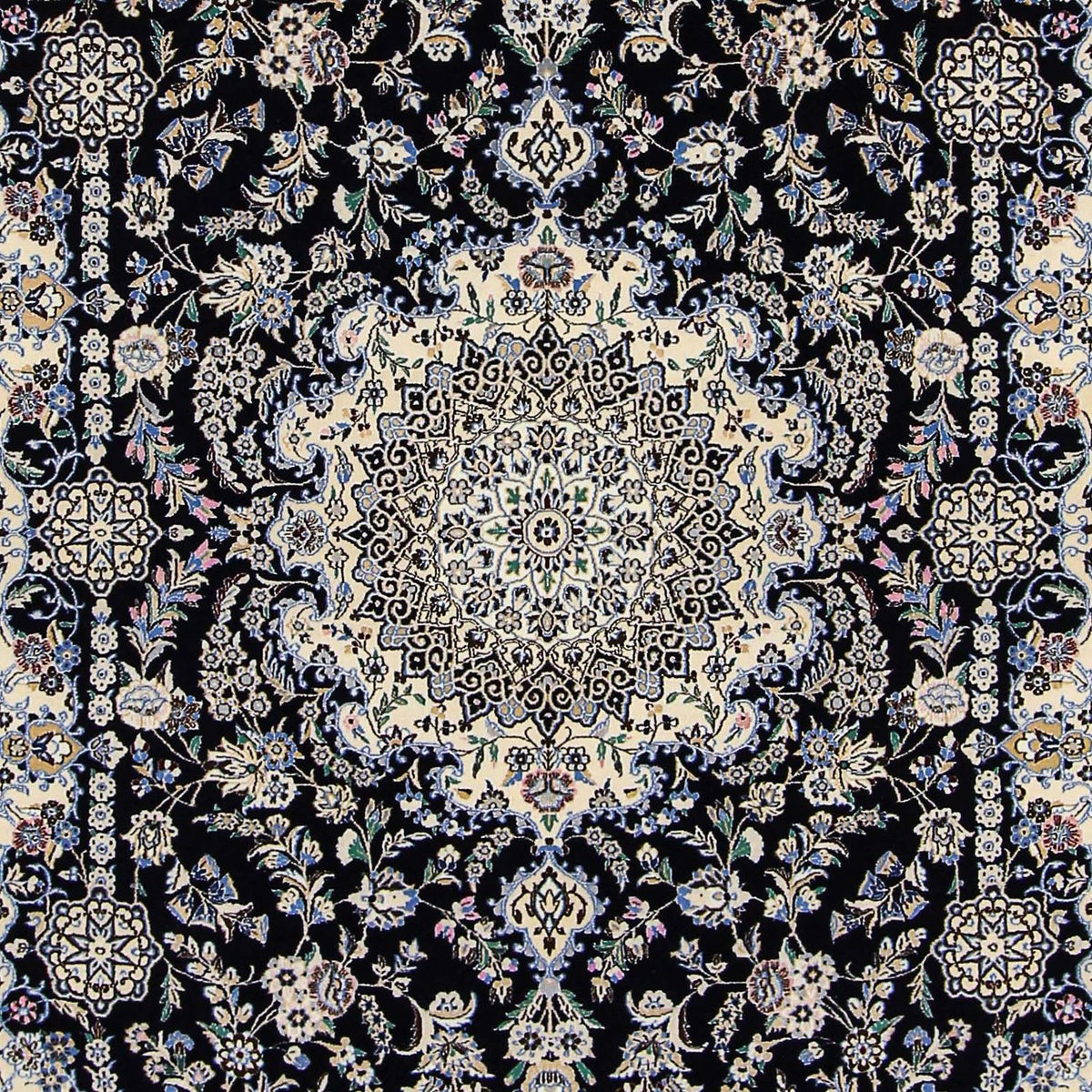 Perser Rug - Nain - Premium - 246 x 162 cm - dark blue