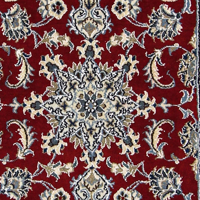 Runner Perser Rug - Nain - 290 x 82 cm - dark red