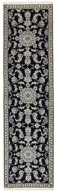 Runner Perser Rug - Nain - 290 x 80 cm - dark blue
