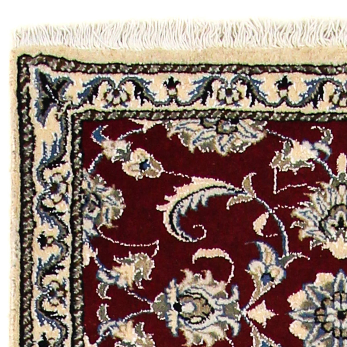 Runner Perser Rug - Nain - 265 x 80 cm - dark red