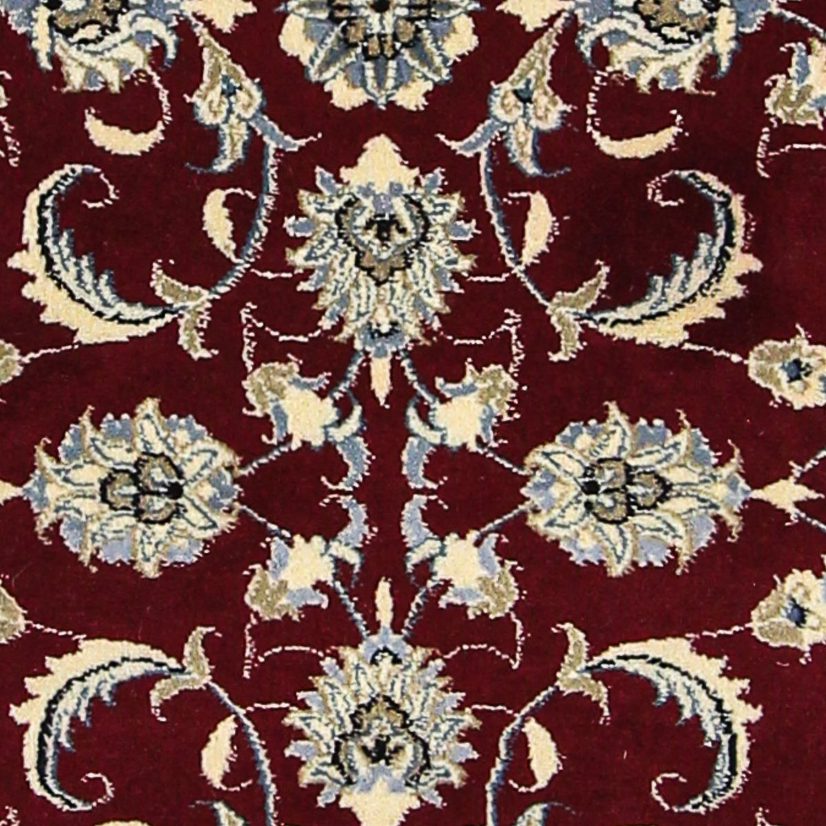 Runner Perser Rug - Nain - 234 x 77 cm - dark red