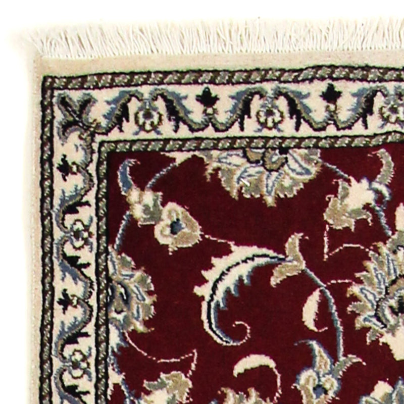 Runner Perser Rug - Nain - 256 x 77 cm - dark red