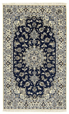 Perser Rug - Nain - 203 x 120 cm - dark blue