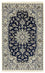 Perser Rug - Nain - 203 x 120 cm - dark blue