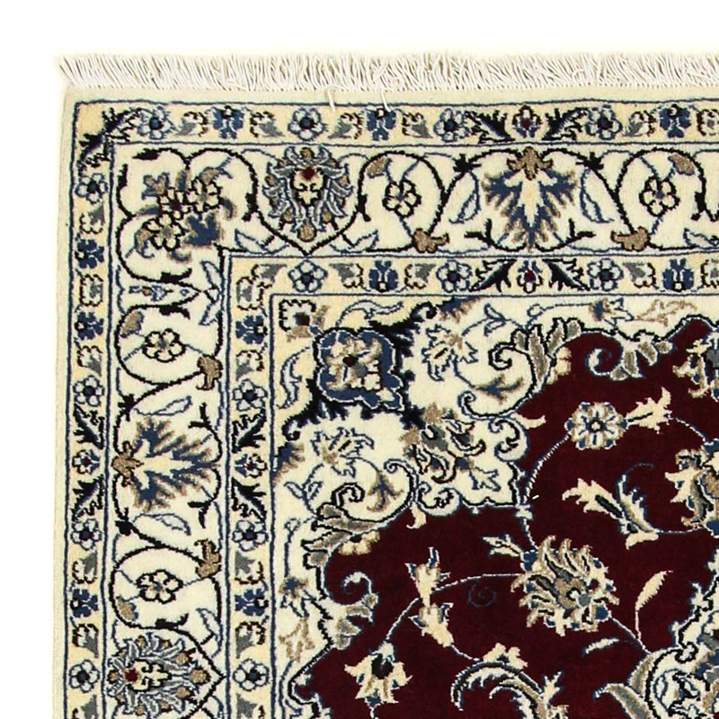 Perser Rug - Nain - 198 x 122 cm - dark red