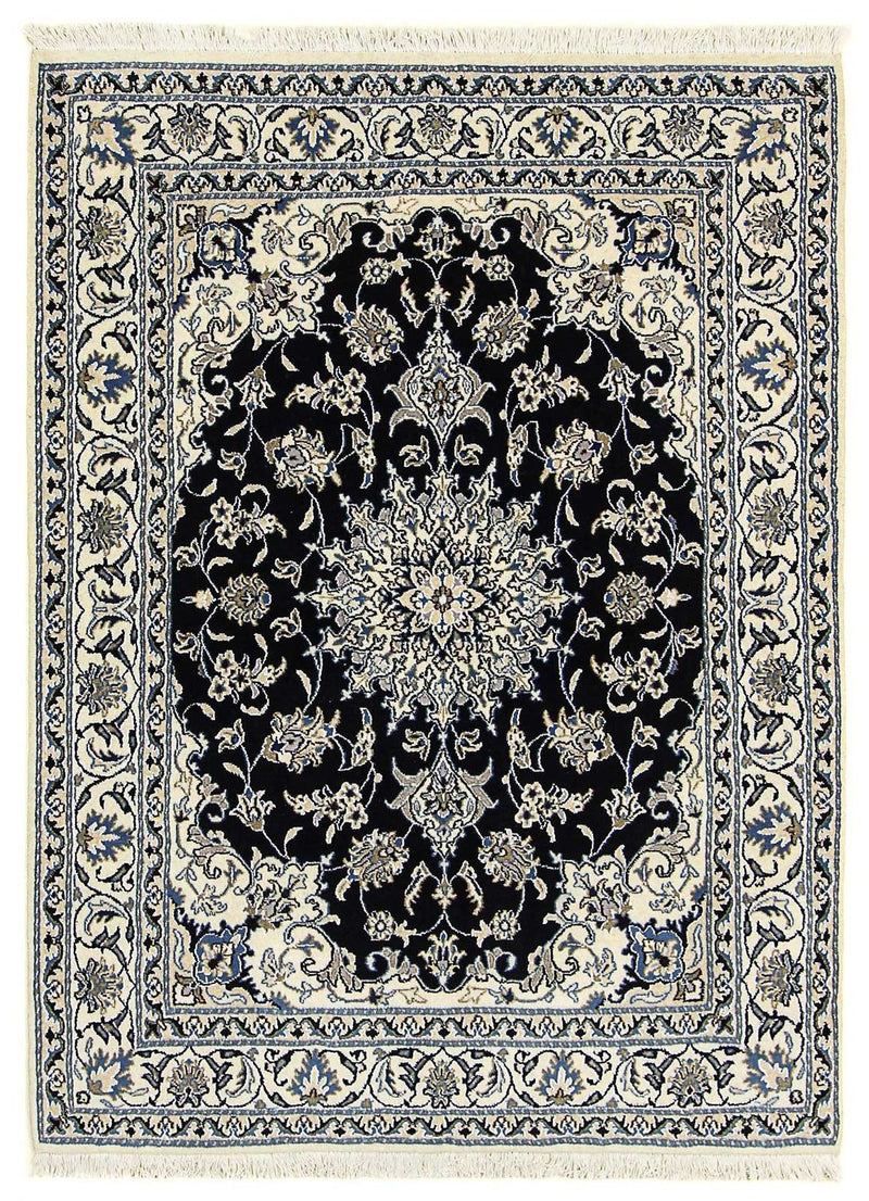 Perser Rug - Nain - 195 x 147 cm - dark blue
