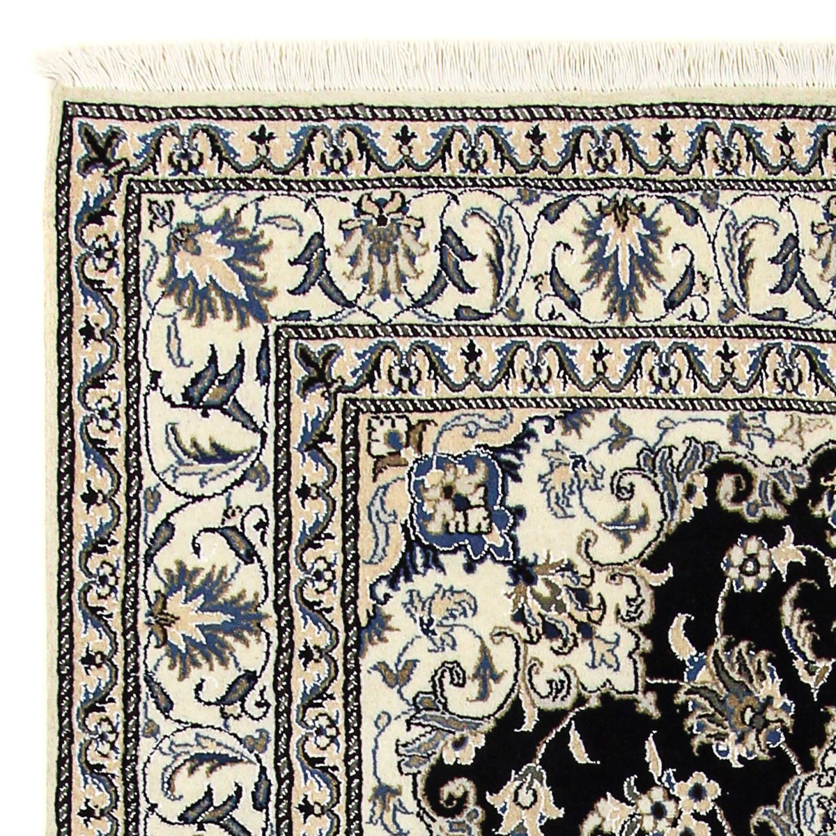 Perser Rug - Nain - 207 x 146 cm - dark blue