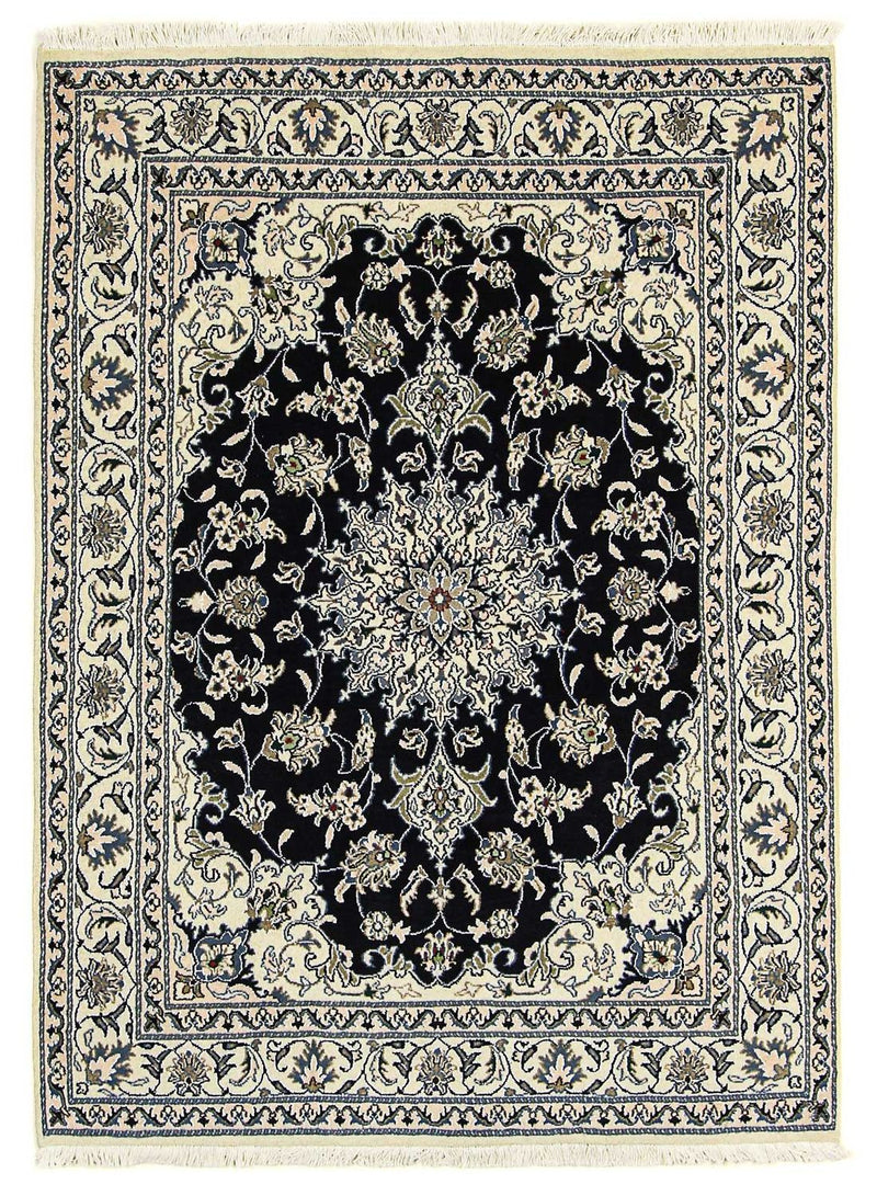 Perser Rug - Nain - 193 x 147 cm - dark blue