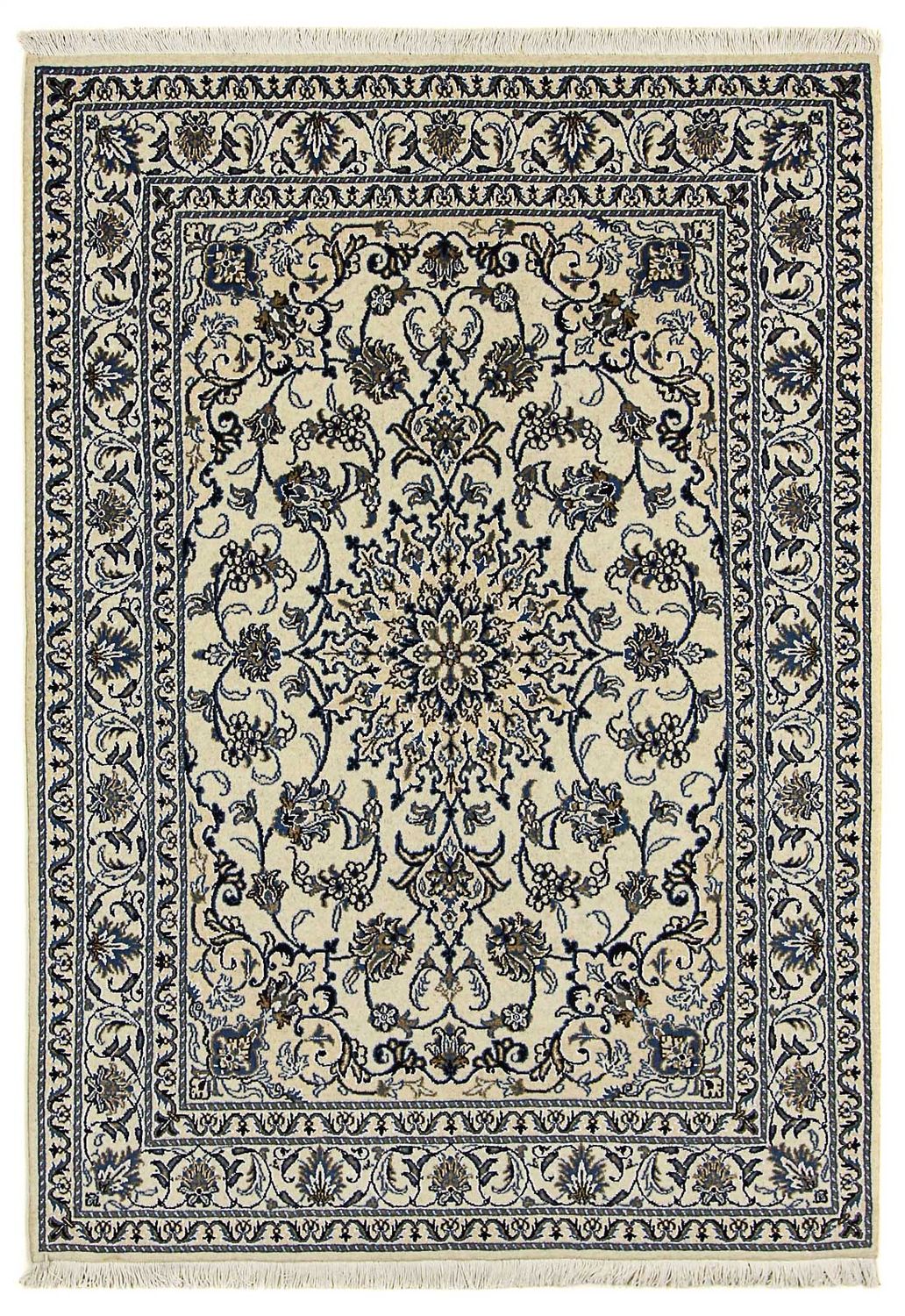 Perser Rug - Nain - 205 x 146 cm - beige