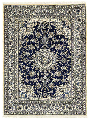 Perser Rug - Nain - 198 x 151 cm - dark blue